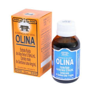 OLINA ALOE FEROX 0,18ML/ML + GENTIANA LUTEA 4MG/ML SOLUÇÃO 60ML
