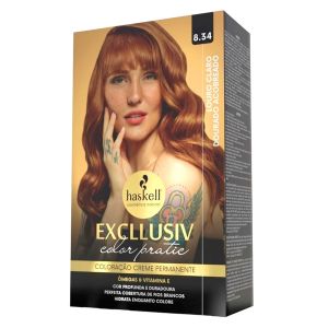 COLORAÇÃO HASKELL 8.34 LOURO CLARO ACOBREADO