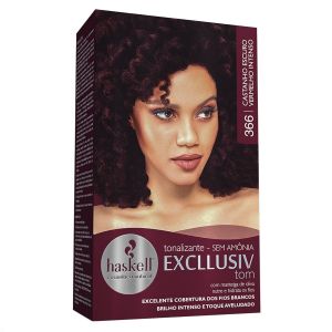 TONALIZANTE HASKELL 366 CASTANHO ESCURO VERMELHO INTENSO