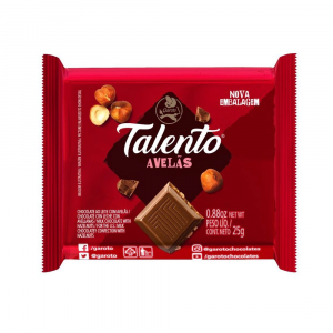 CHOCOLATE TALENTO AVELÃS COM 25G