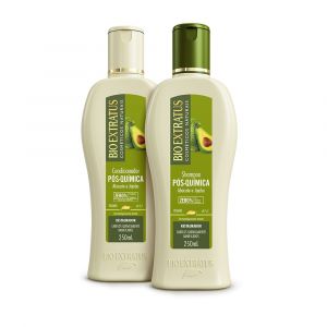 KIT BIO EXTRATUS PÓS QUÍMICA SHAMPOO 250ML + CONDICIONADOR 250ML