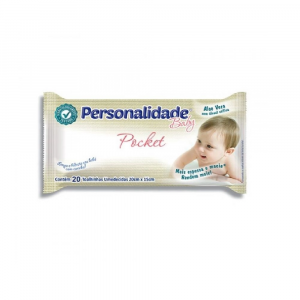 LENÇO UMEDECIDO PERSONALIDADE BABY TOTAL CARE 20 UNIDADES