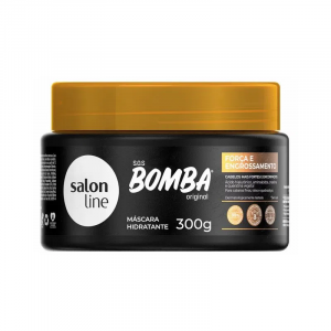 SALON LINE MÁSCARA CAPILAR   S.O.S BOMBA FORÇA E ENGROSSAMENTO 300G