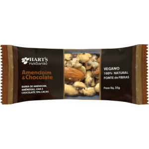 BARRA DE CEREAL HARTS AMENDOIM E CHOCOLATE 35G