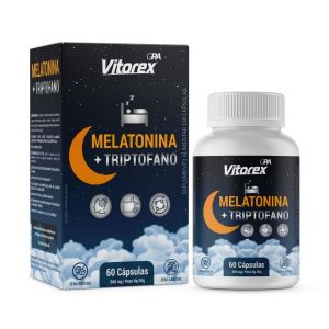 VITOREX MELATONINA + TRIPTOFANO COM 60 CÁPSULAS 