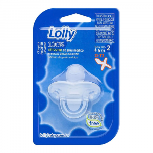 CHUPETA LOLLY SPECIAL CAPA SILICONE TAMANHO 1