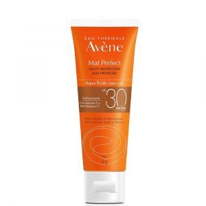 PROTETOR SOLAR FACIAL AVÈNE MAT PERFECT AQUA-FLUIDO COM COR FPS30 COM 40G