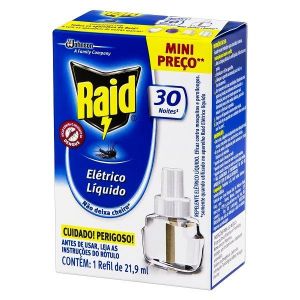 Repelente Elétrico Líquido (Refil) Raid 30 Noites 21,9ml