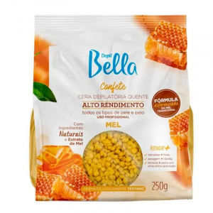 CERA DEPILATÓRIA QUENTE CONFETE MEL DEPIL BELLA 250G