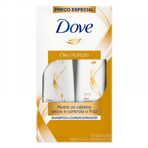KIT DOVE SHAMPOO+CONDICIONADOR COM ÓLEO DE  BABOSA