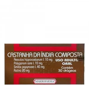 CASTANHA DA ÍNDIA MAKROFARMA 60 DRAGEAS