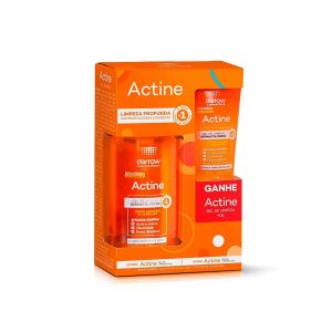 KIT ACTINE DARROW GEL DE LIMPEZA COM 140G + GEL DE LIMPEZA COM 40G