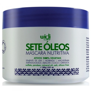 WIDI MÁSCARA NUTRITIVA SETE ÓLEOS MÁSCARA NUTRITIVA 300G