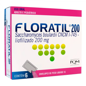 FLORATIL PED 200MG COM 6 ENVELOPES