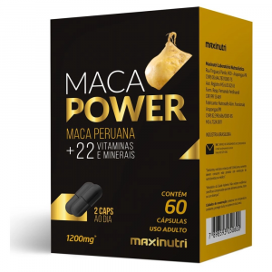MACA POWER MACA PERUANA 1200MG COM 60 CÁPSULAS MAXINUTRI