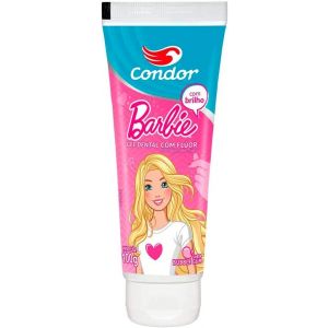 CREME DENTAL GEL CONDOR BARBIE COM BRILHO 100GR