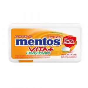 PASTILHA MENTOS VITA MAIS CLEARBREATH ORANGEMINT COM 30 UNIDADES