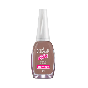 ESMALTE CREMOSO COLORAMA SUPER CORES MARROM MUTANTE COM 8ML