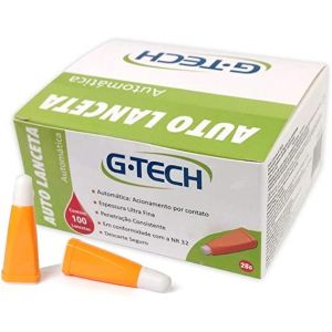 GTECH AUTO LANCETA COM 100 28G