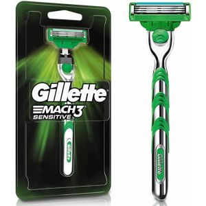 APARELHO DE BARBEAR GILLETTE MACH 3 SENSITIVE +1 CARGA