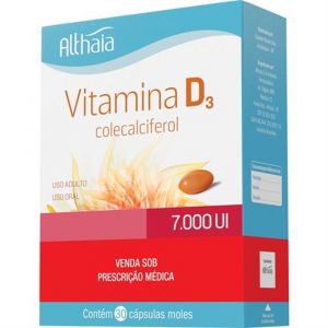 VITAMINA D3 ALTHAIA 7.000UI COM 30 CÁPSULAS