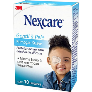 PROTETOR OCULAR INFANTIL NEXCARE 3M COM 10 UNIDADES