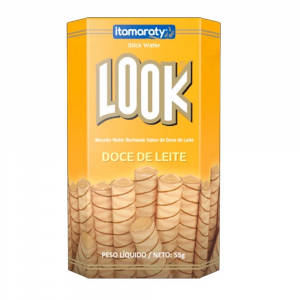 BISCOITO LOOK SABOR DOCE DE LEITE 55G
