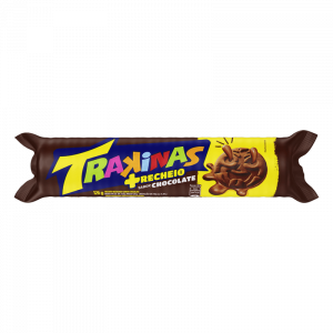 BISCOITO TRAKINAS CHOCOLATE COM 126G
