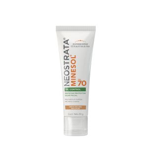 PROTETOR SOLAR NEOSTRATA MINESOL FPS 70 OIL CONTROL FACIAL COM COR MÉDIO ESCURO COM 40G