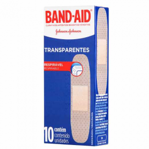 BAND AID TRANSPARENTE 10UN JOHNSON JOHNSON