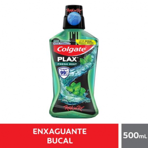 ENXAGUANTE BUCAL COLGATEPLAX FREHS MINT COM 500ML