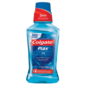 ENXAGUANTE BUCAL COLG PLAX ICE COM 250 ML
