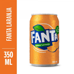 REFRIGERANTE FANTA   LARANJA LATA COM 350ML