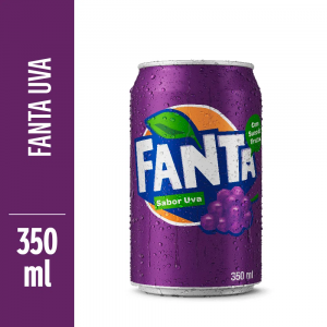 REFRIGERANTE LATA FANTA SABOR UVA COM 350ML