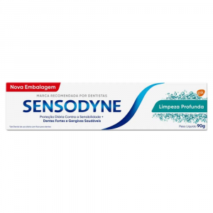 PASTA DE DENTE SENSODYNE  LIMPEZA PROFUNDA COM 90G
