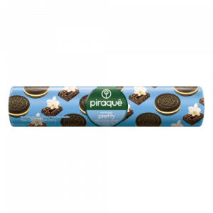 BISCOITO PIRAQUE  RECHEADO PRETTY COM 160G