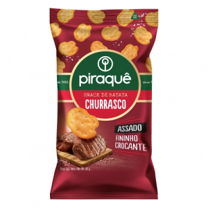 BISCOITO PIRAQUE CHURRASCO COM 60G