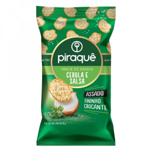 BISCOITO PIRAQUE CEBOLA E SALSA COM 60G