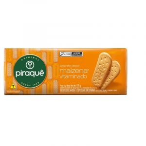 BISCOITO PIRAQUÊ MAIZENA VITAMINADO 175G