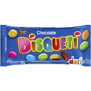 DISQUETI CHOCOLATE AO LEITE 40G