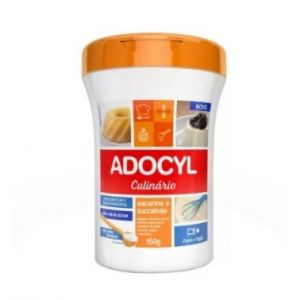 ADOÇANTE EM PÓ SACARINA E SUCRALOSE CULINÁRIO ADOCYL POTE 150G 