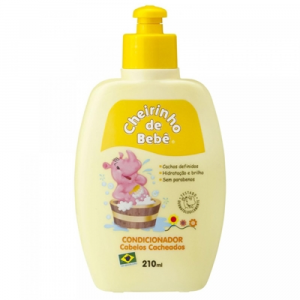 CONDICIONAOR INFANTIL CHEIRINHO DE BEBÊ AMARELO CABELO CACHEADO  210ML