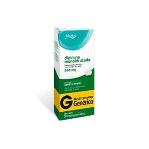 DIPIRONA MONOIDRATADA 500MG COM 30 COMPRIMIDOS - MEDLEY GENERICOS