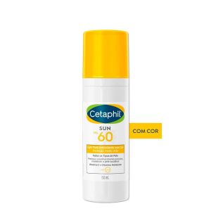 PROTETOR SOLAR FACIAL CETAPHIL SUN LIGHT FLUID ANTIOXIDANTE COM COR FPS 60 COM 50ML