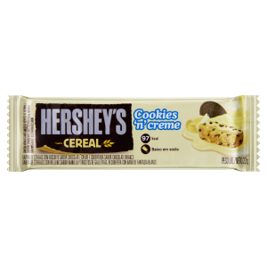 BARRA DE CEREAIS HERSHEYS COOKIES N CREME COM 22G
