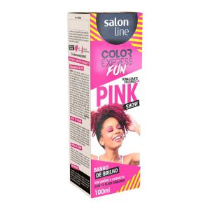 TONALIZANTE COLOR EXPRESS PINK SHOW SALON LINE COM 100G