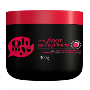 OH MY MÁSCARA CAPILAR ERA FORÇA QUE ME FALTAVA 300G
