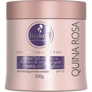 MÁSCARA DE QUINA ROSA HASKELL 500G