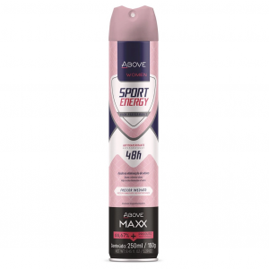 DESODORANTE ANTITRANSPIRANTE AEROSOL ABOVE WOMEN MAXX SPORT ENERGY  250ML