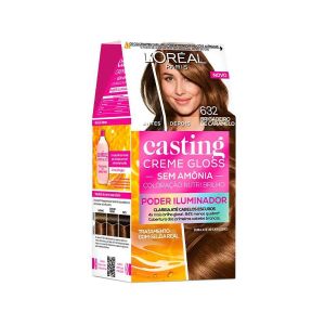TINTA DE CABELO CASTING CREME GLOSS- PODER ILUMINADOR DE L’ORÉAL PARIS 632 BRIGADEIRO DE CARAMELO 230G